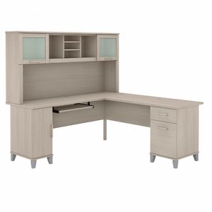 Bush® Furniture Somerset 72"W L-Shaped Desk With Hutch