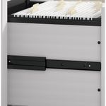 Bush Business Furniture Key West 60W LShaped Corner Desk With Mobile File Cabinet And 5Shelf Bookcase Pure White Oak Standard Delivery