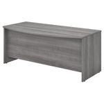 Bush Business Furniture Studio C 72W BowFront Computer Desk Platinum Gray Standard Delivery