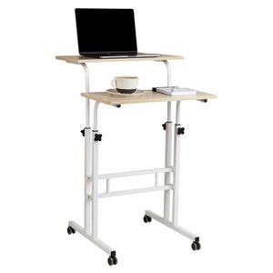 Mind Reader 19.5"W Standing Desk Adjustable Height Laptop Workstation