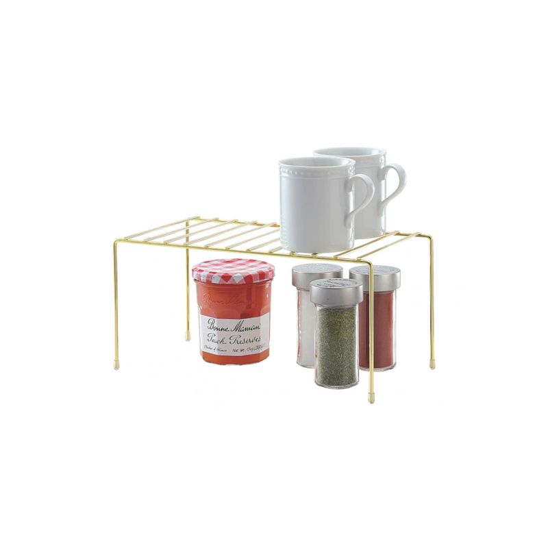 Better Houseware Small Storage Shelf 534 x 11 Gold