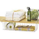 Better Houseware Small Undershelf Basket 912 x 16 White