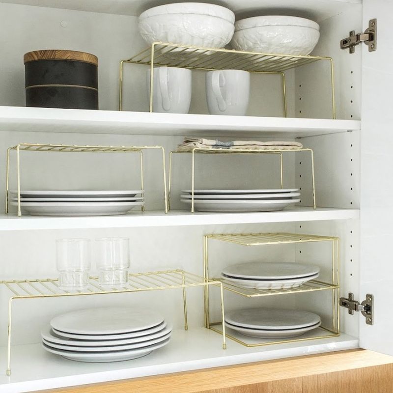 Better Houseware Small Storage Shelf 534 x 11 Gold