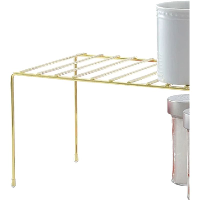 Better Houseware Small Storage Shelf 534 x 11 Gold