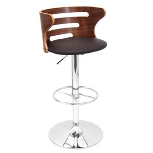 LumiSource Cosi Faux Leather Bar Stool