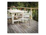 Flash Furniture Lila Aluminum Restaurant Stack Armless Chair Silver