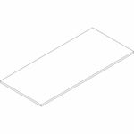Lorell Multipurpose Tabletop 30 Width x 66 Depth x 1 Thickness Weathered Charcoal