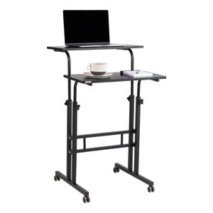 Mind Reader 19.5"W Standing Desk Adjustable Height Laptop Workstation