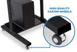 MountIt MI7940B Mobile 37W StandUp Desk Black