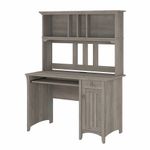 Bush Furniture Salinas 48W Computer Desk With Hutch Driftwood Gray Standard Delivery