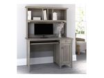 Bush Furniture Salinas 48W Computer Desk With Hutch Driftwood Gray Standard Delivery