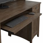 Bush Furniture Salina 48Ws Computer Desk With Hutch Ash Brown Standard Delivery