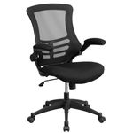 Flash Furniture Work From Home DeskChair Set With Adjustable Computer Desk Ergonomic Mesh ChairMobile Filing Cabinet Black BLNNAN21APX5LBK