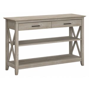 Bush Furniture Key West Console Table With Drawers And Shelves
