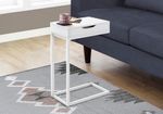 Monarch Specialties Mona Accent Table 2412H x 16W x 1014D White