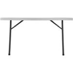 Lorell Banquet Folding Table Round Top x 60 Table Top Diameter 293H PlatinumGray