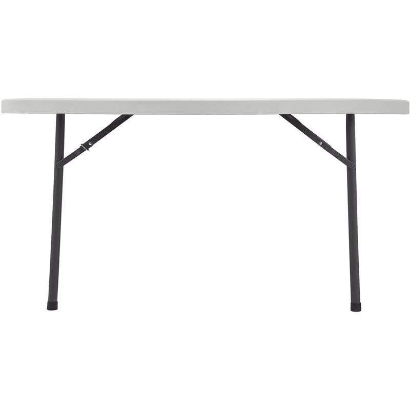 Lorell Banquet Folding Table Round Top x 60 Table Top Diameter 293H PlatinumGray