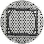 Lorell Banquet Folding Table Round Top x 60 Table Top Diameter 293H PlatinumGray