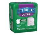 FitRight Ultra Briefs Regular 40  50 Purple 20 Briefs Per Bag Case Of 4 Bags