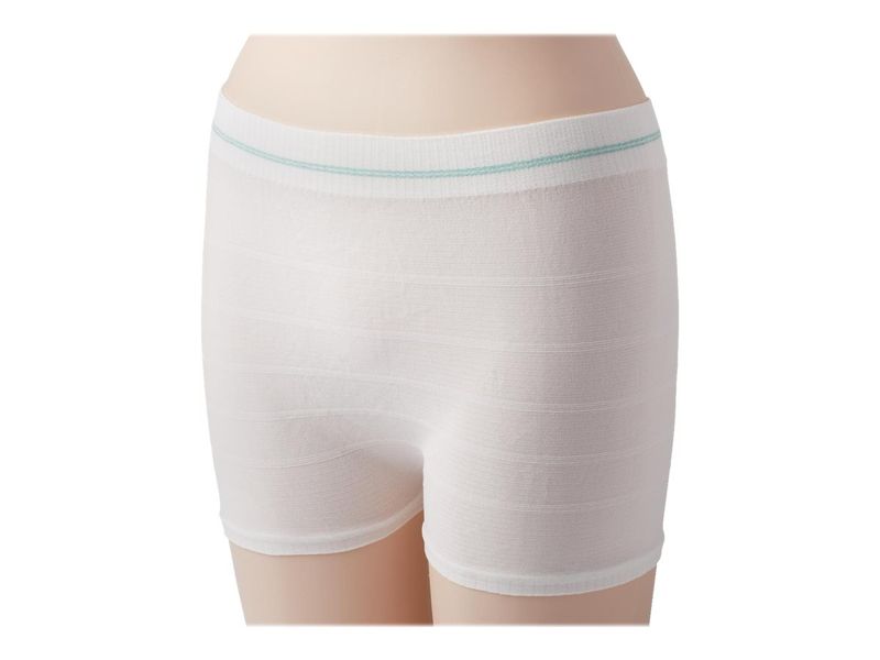 Medline Premium Knit Incontinence Underpants XLarge White 5 Per Bag Case Of 20 Bags