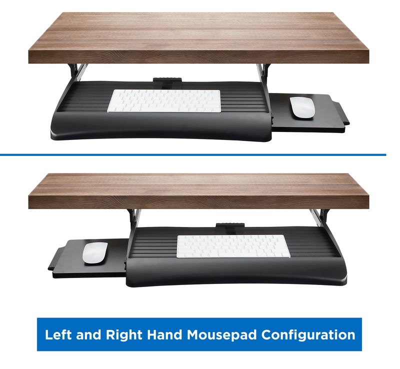 MountIt MI7136 Clamp Sliding Keyboard Tray 27 Black