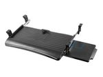 MountIt MI7136 Clamp Sliding Keyboard Tray 27 Black