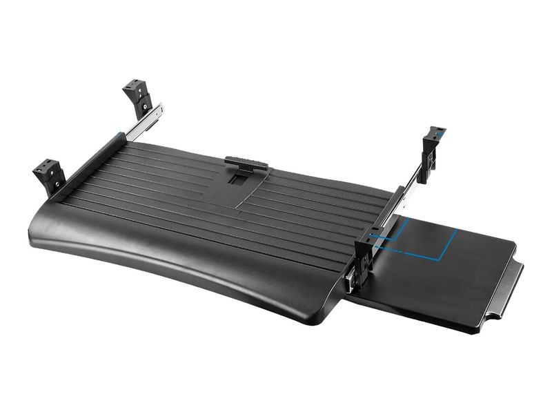 MountIt MI7136 Clamp Sliding Keyboard Tray 27 Black