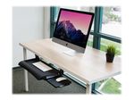 MountIt MI7136 Clamp Sliding Keyboard Tray 27 Black