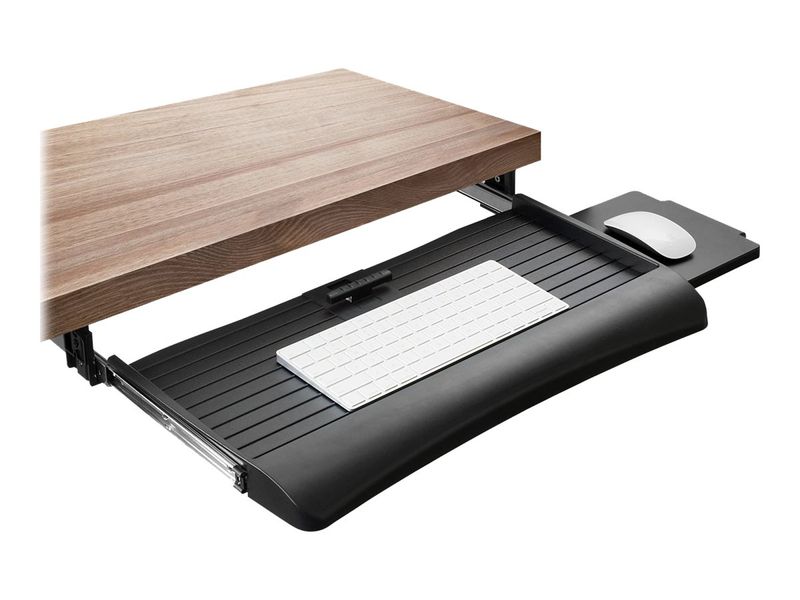 MountIt MI7136 Clamp Sliding Keyboard Tray 27 Black