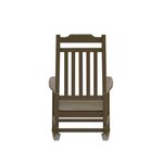Flash Furniture Winston AllWeather Rocking Chairs Mahogany Set Of 2 Chairs