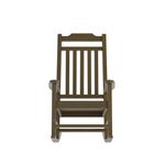Flash Furniture Winston AllWeather Rocking Chairs Mahogany Set Of 2 Chairs