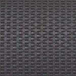 Flash Furniture Faux Rattan Outdoor Sofa With AllWeather Cushions Dark Gray
