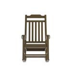 Flash Furniture Winston AllWeather Rocking Chair Mahogany