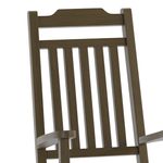 Flash Furniture Winston AllWeather Rocking Chair Mahogany