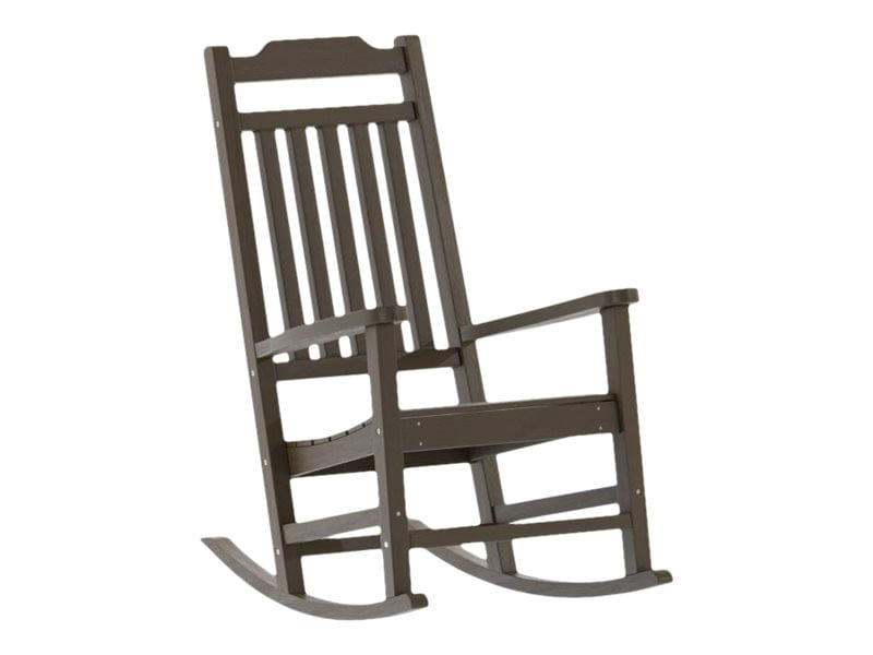 Flash Furniture Winston AllWeather Rocking Chair Mahogany