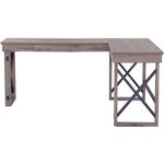 LYS LShaped Industrial Desk  Lshaped Top  200 lb Capacity  5213 Table Topx 1975 Table Top Depth  DK100LRGK