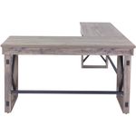 LYS LShaped Industrial Desk  Lshaped Top  200 lb Capacity  5213 Table Topx 1975 Table Top Depth  DK100LRGK