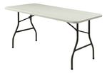Lorell UltraLite Economy Folding Table 29310H x 72W x 30D 600 Lb Capacity Gray