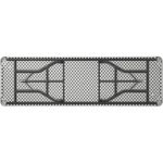 Lorell UltraLite Economy Folding Table 29310H x 96W x 30D 1000 Lb Capacity Gray