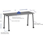 Lorell Training Table  Laminated Top  300 lb Capacity  2950 Table Top x 2363 Table Topx 1 Table Top Thickness  60846