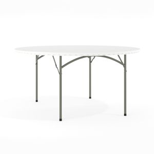 Flash Furniture Round Plastic Folding Table