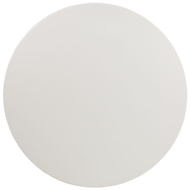 Flash Furniture Round Plastic Folding Table 29H x 60W x 60D Granite WhiteGray RB60R