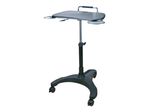SIT AND STAND MOBILE LAPTOP WORKSTATION BLACK LPD008P
