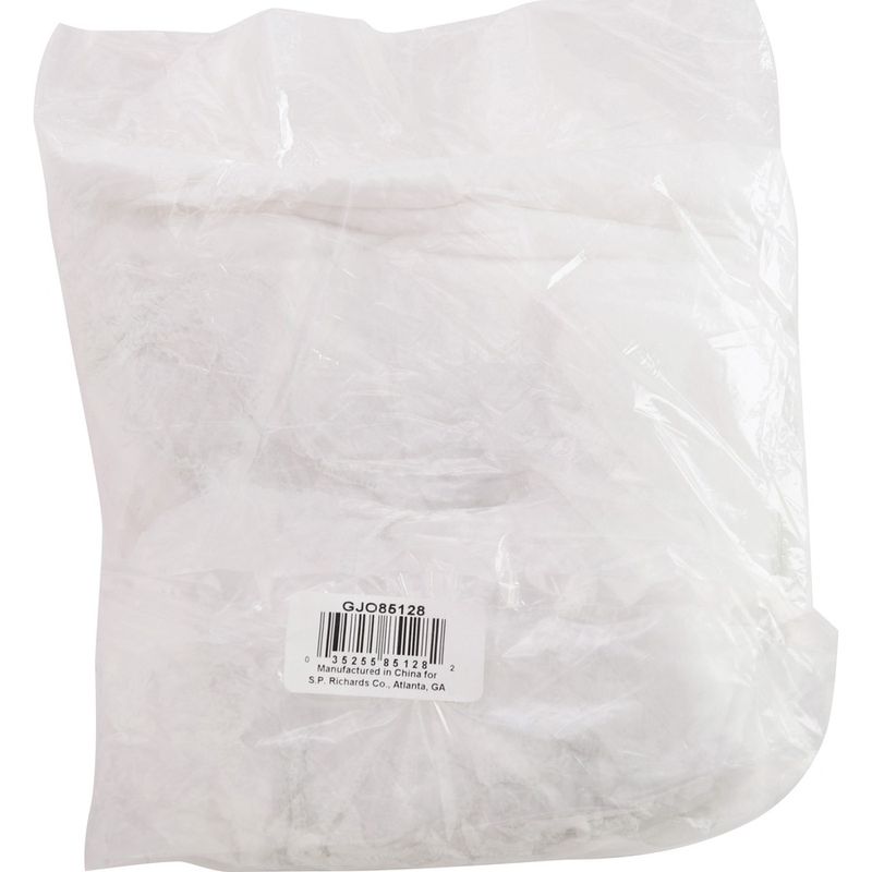 Genuine Joe Beard Cap  White  Comfortable Breathable  100  Bag