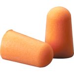3M 1100 Uncorded Foam Earplugs  Noise Protection  Polyurethane  Orange  Smooth Surface Uncorded Comfortable