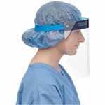 Medline FullLength Face Shields XL Clear Pack Of 40 Shields