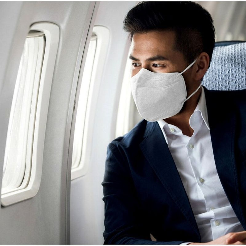 3M Advanced Filtering Face Mask  Recommended for Face  One Size Size  Airborne Particle Protection  Filter Comfortable Soft Breathable Lightw