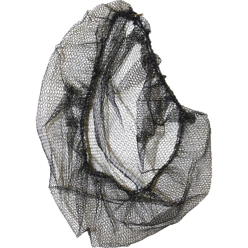 Genuine Joe Black Nylon Hair Net  Recommended for Food Handling Food Processing  Size Large  21 Stretched Diameter  85135CT