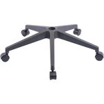 NuSparc MidBack Task Chair  Fabric Back Material  Mid Back  5star Base  Black  Armrest  1 Each
