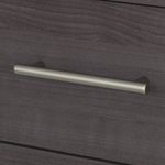 Bush Furniture Somerset 72W 3Position SitToStand LShaped Desk With Hutch And Bookcase Storm Gray Standard Delivery